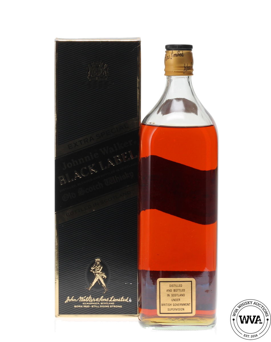 JOHNNIE WALKER 12 YEAR OLD BLACK LABEL 1.125 LITRE