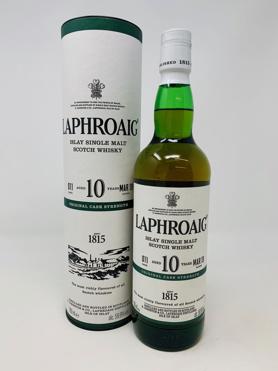 LAPHROAIG 10 YEAR OLD CASK STRENGTH BATCH #011
