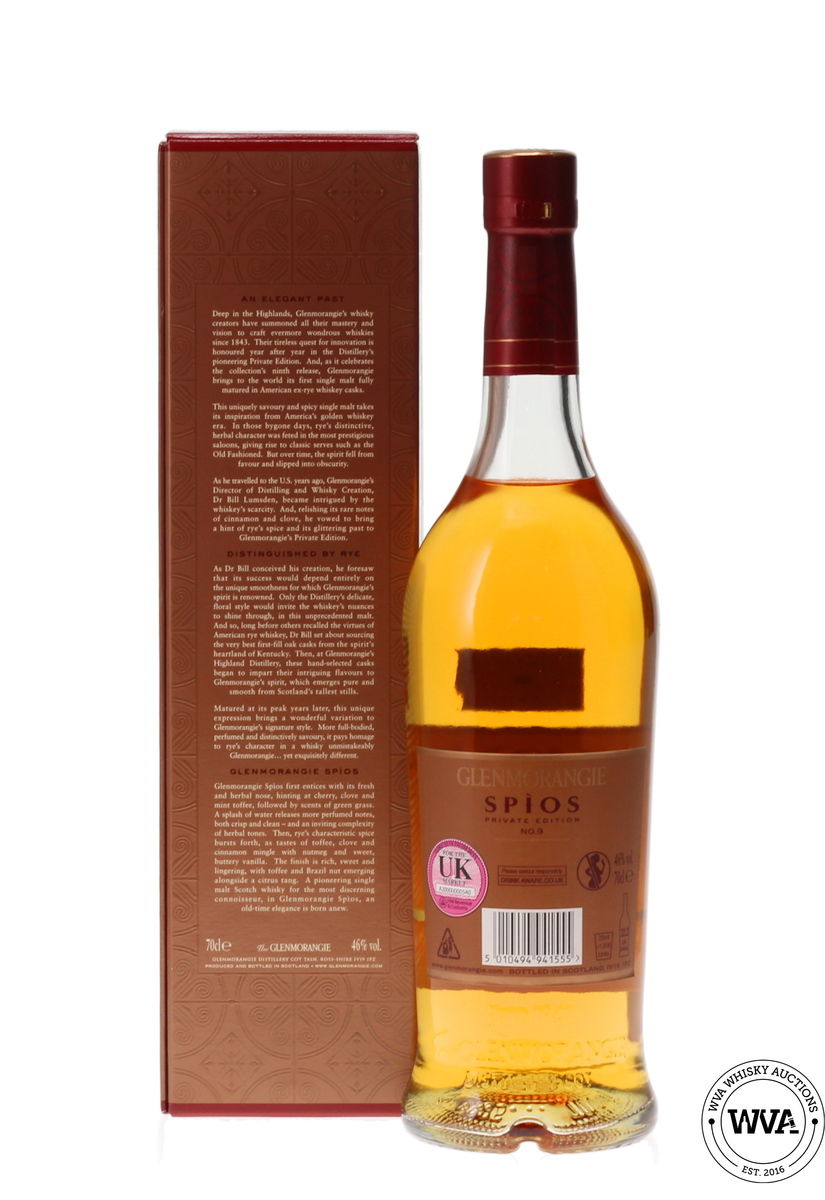 GLENMORANGIE SPIOS PRIVATE EDITION NO.9
