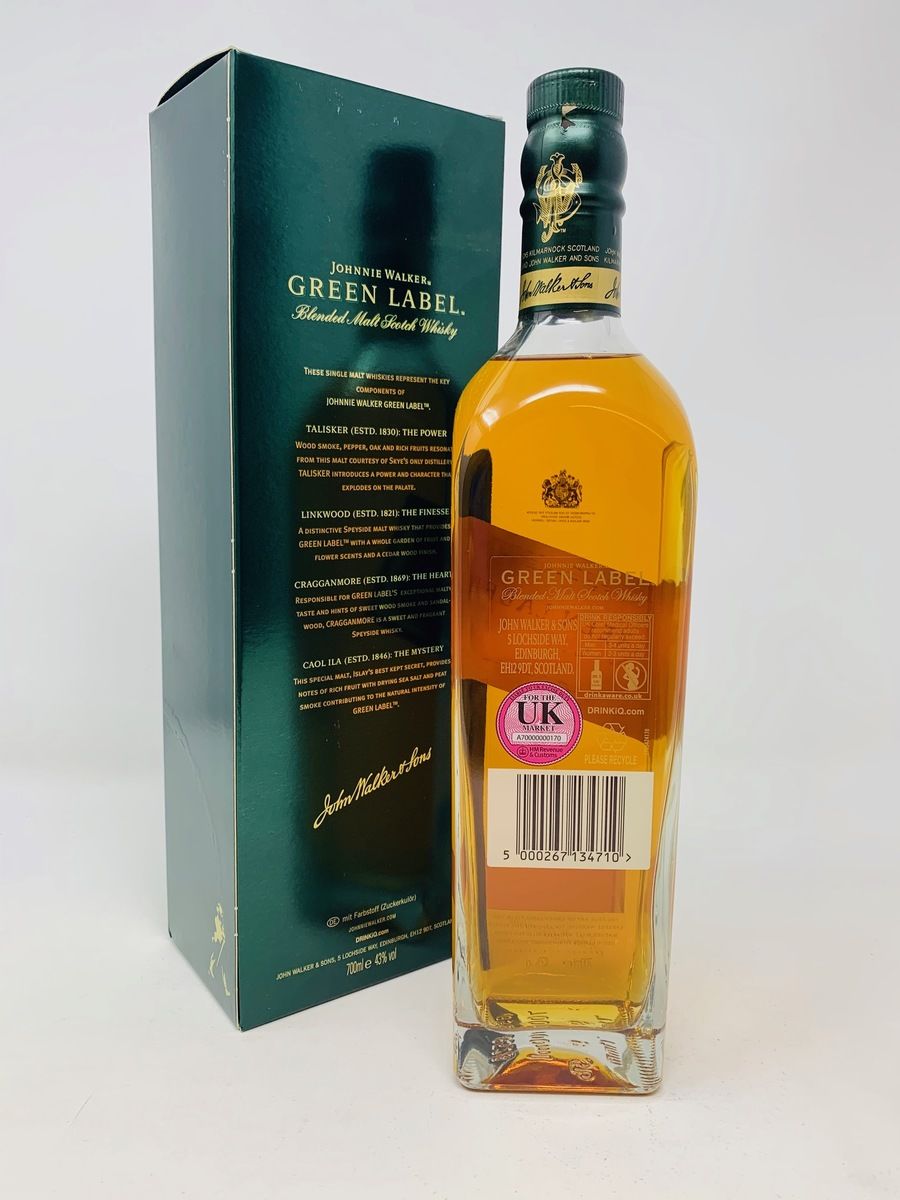 JOHNNIE WALKER 15 YEAR OLD GREEN LABEL