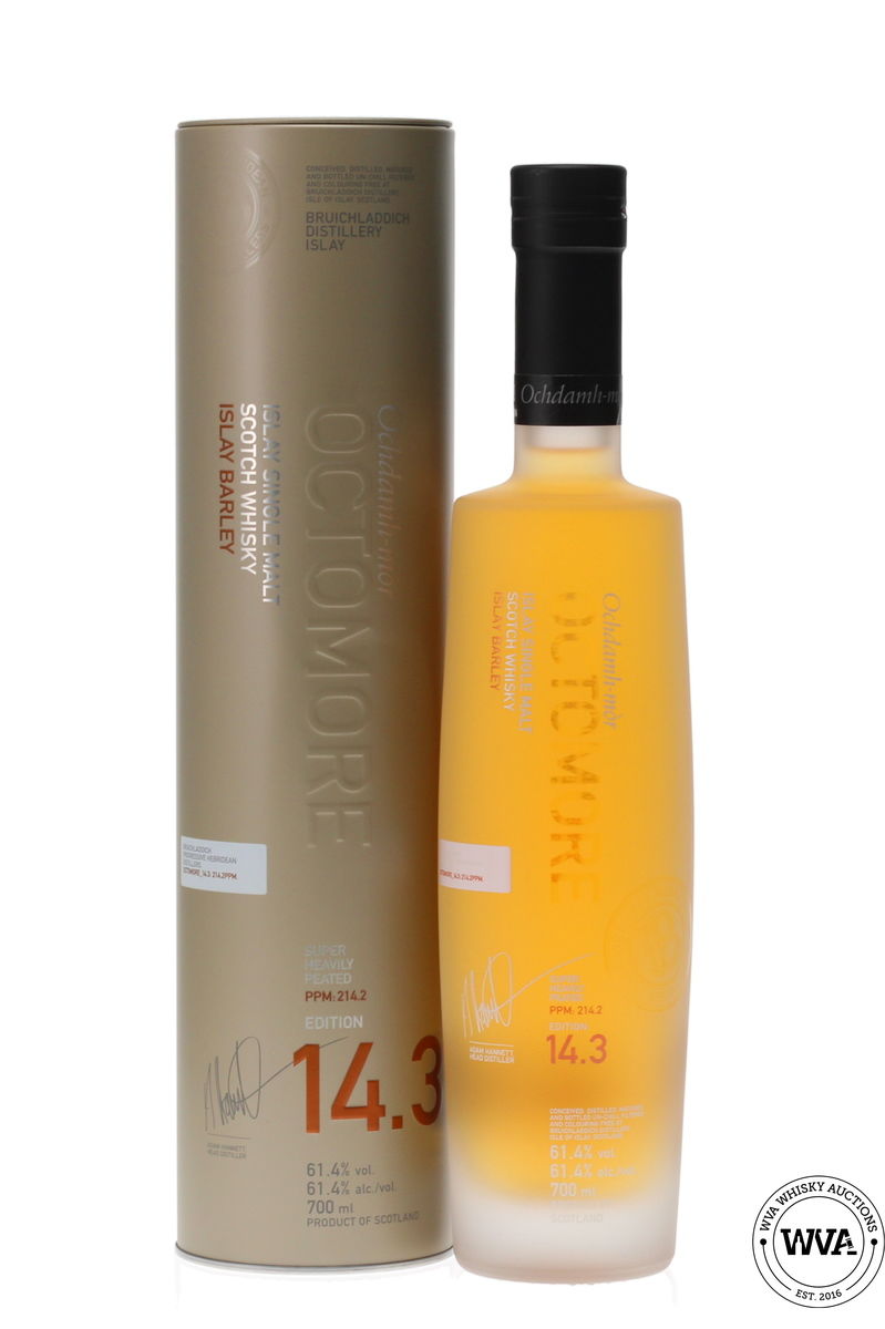 BRUICHLADDICH OCTOMORE 14.3 - 5 YEAR OLD 