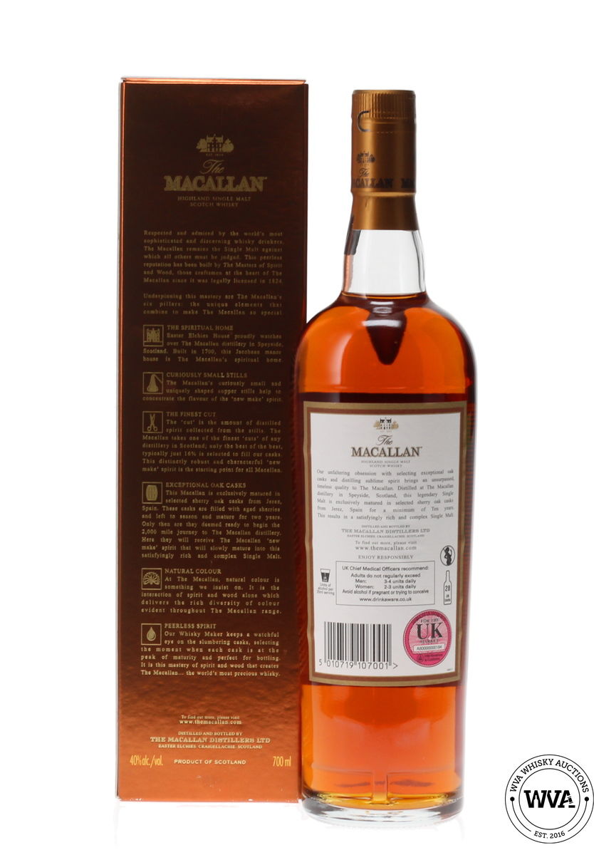 MACALLAN 10 YEAR OLD SHERRY OAK 2000'S