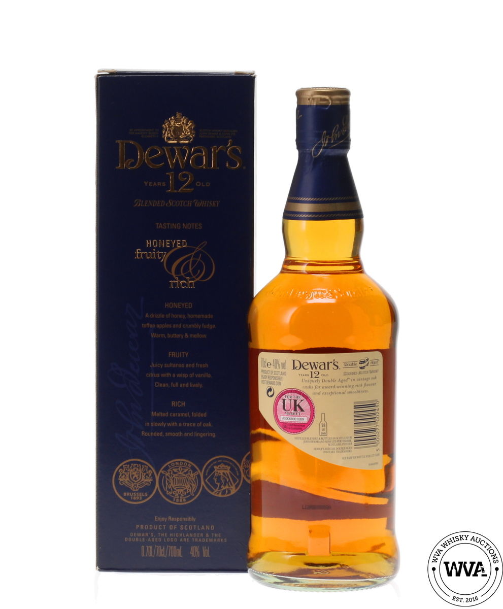 DEWARS 12 YEAR OLD - THE ANCESTOR DOUBLE AGED