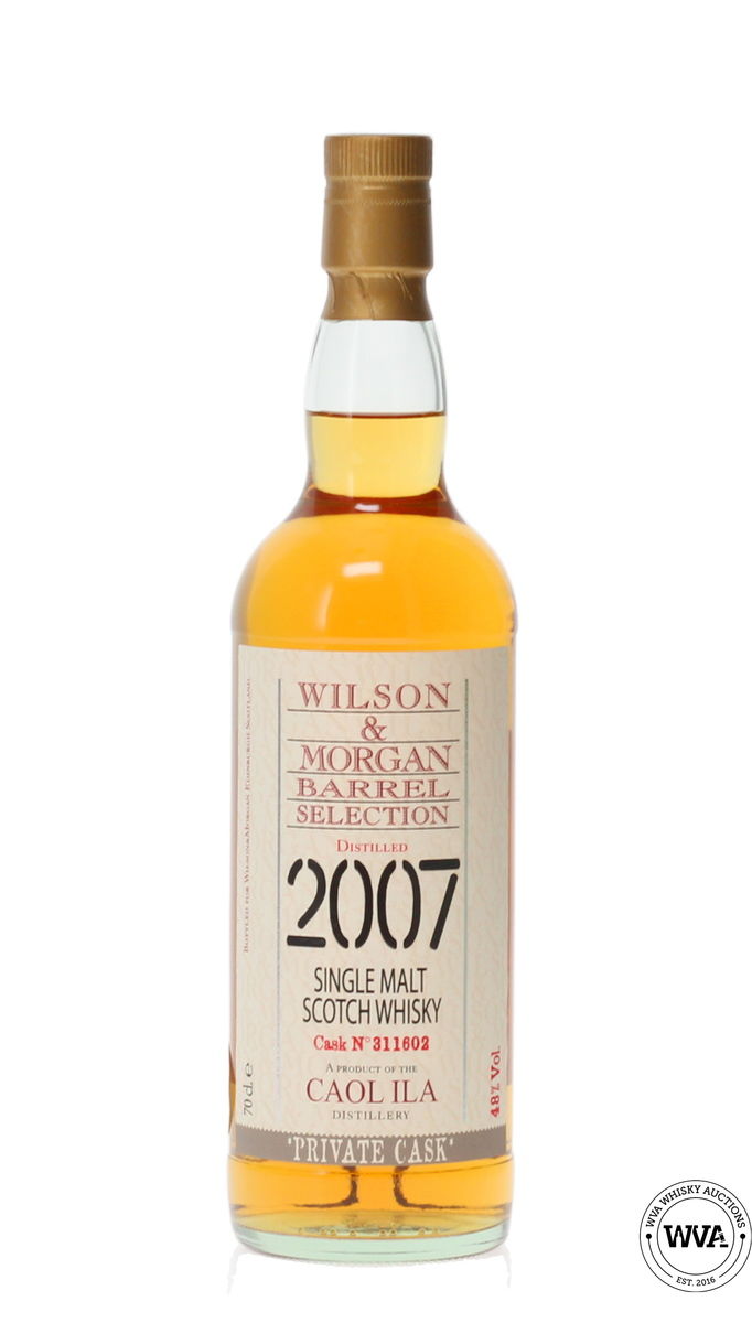 CAOL ILA 15 YEAR OLD 2007 WILSON & MORGAN BARREL SELECTION - MILROY'S EXCLUSIVE