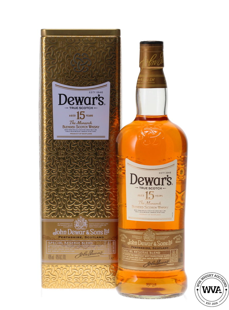 DEWAR'S 15 YEAR OLD THE MONARCH 
