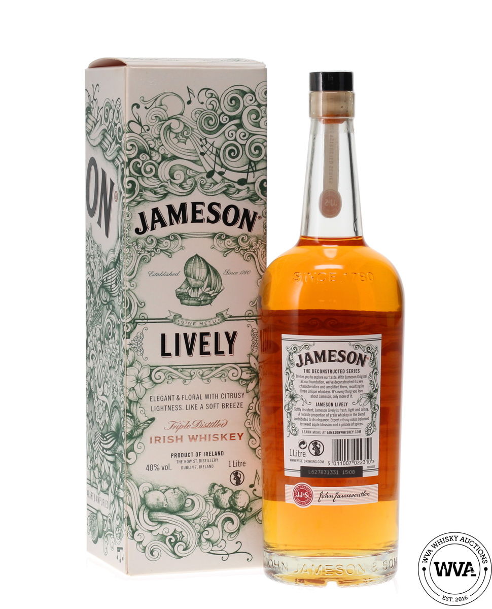 JAMESON'S LIVELY IRISH WHISKEY