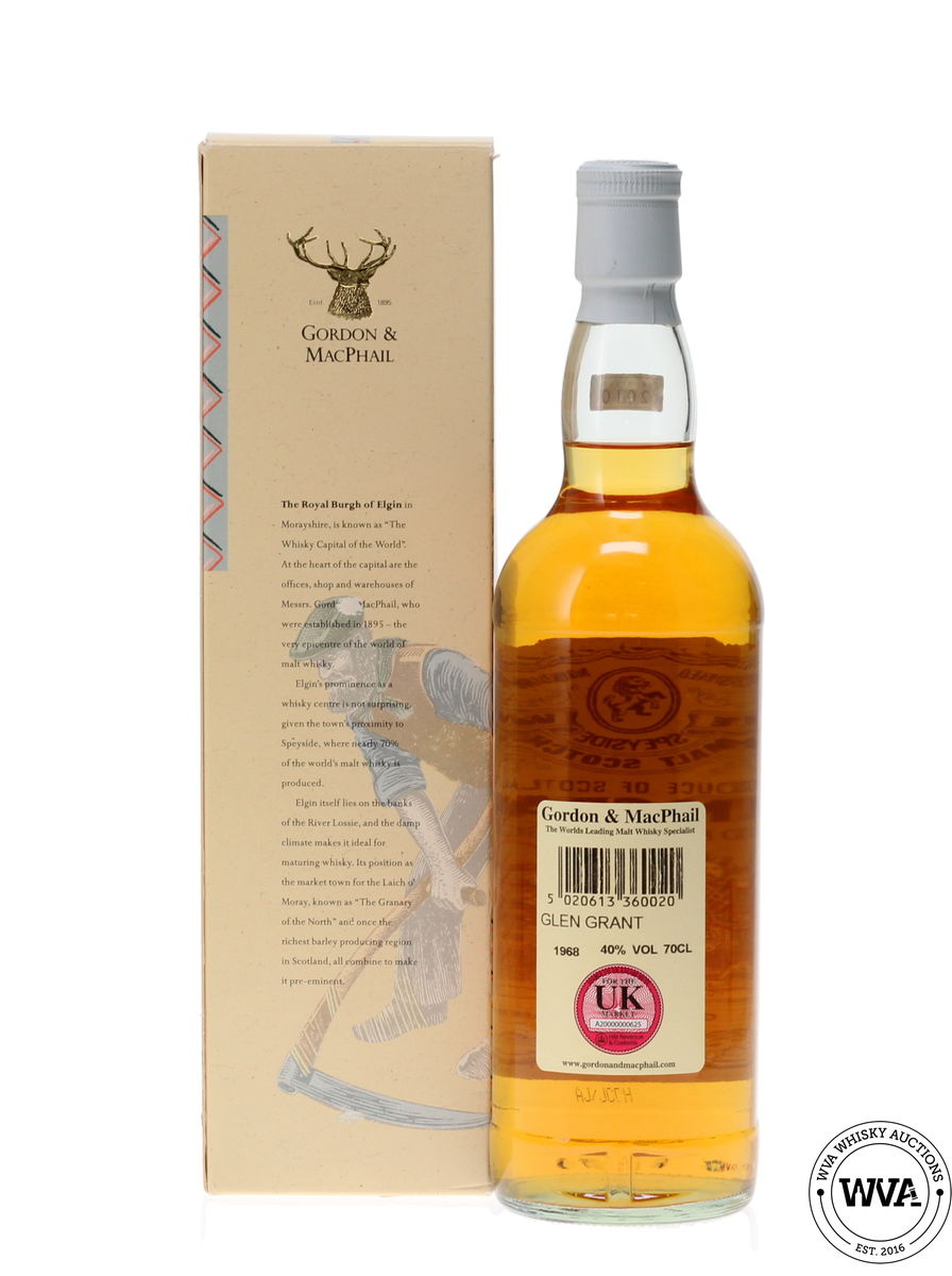 GLEN GRANT 1968 GORDON AND MACPHAIL