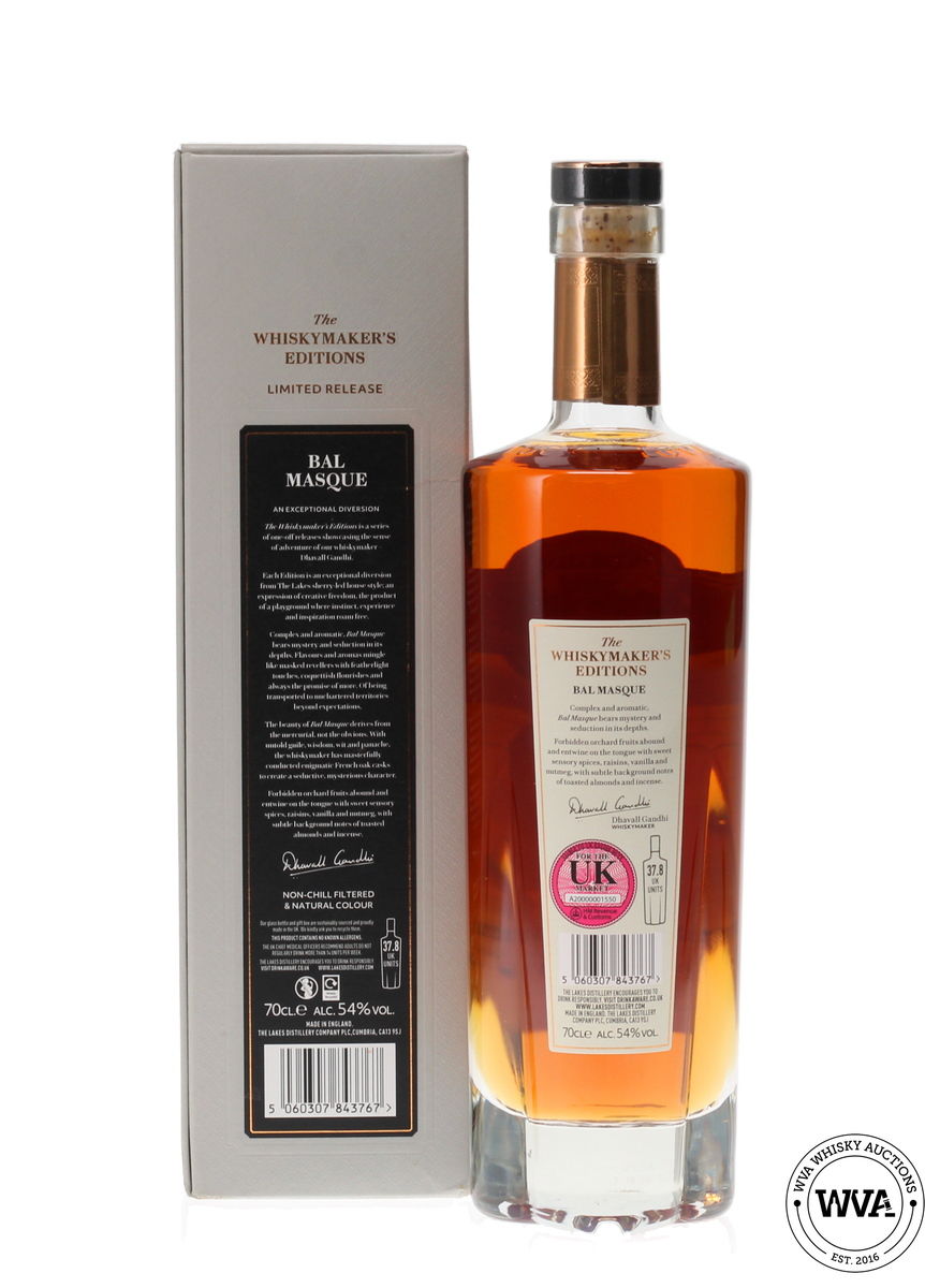 LAKES WHISKY MAKERS EDITIONS - BAL MASQUE