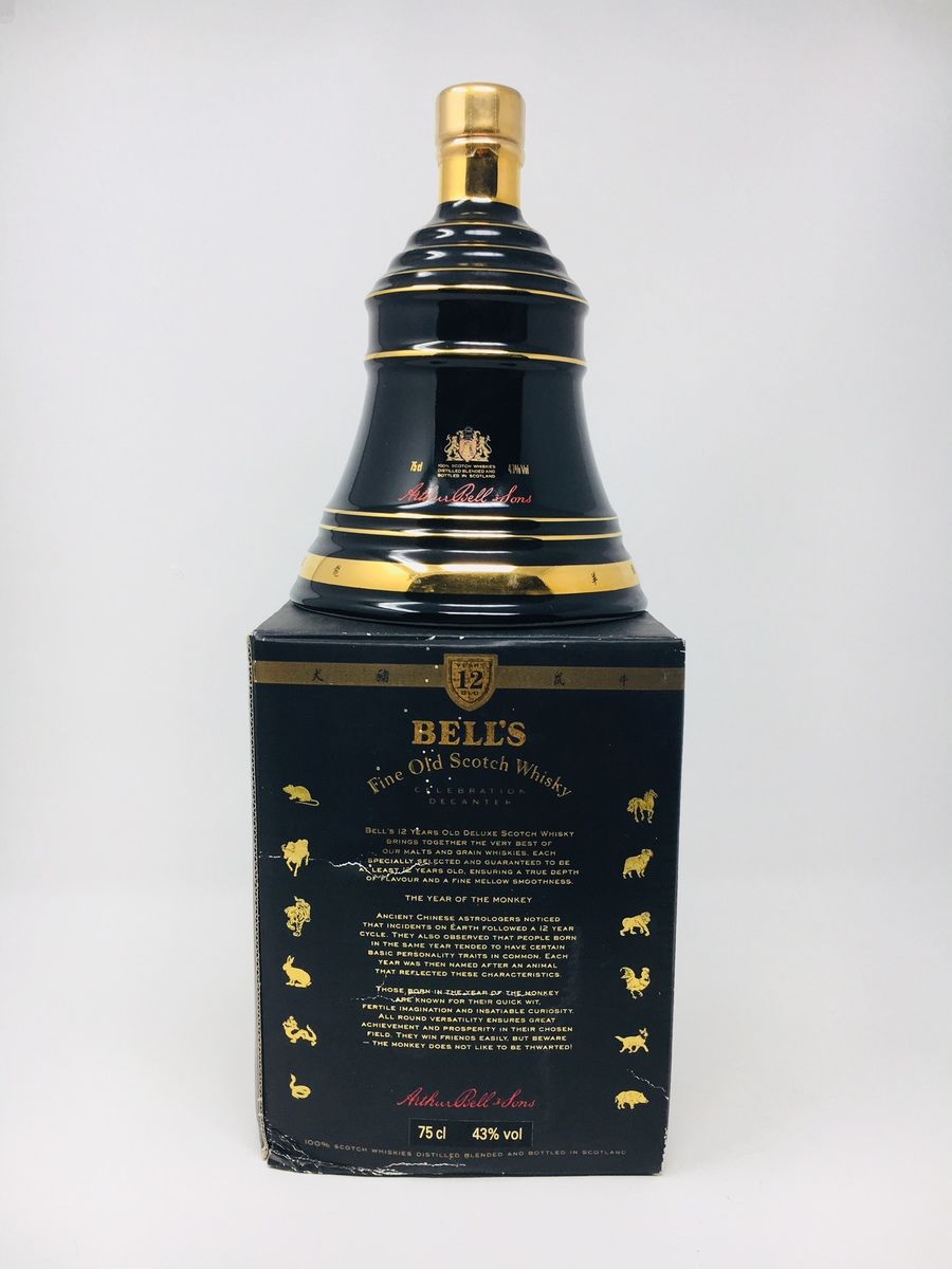 LOT 2390 - BELLS 12 YEAR OLD "YEAR OF THE MONKEY" 1992 DECANTER (NO RESERVE)
