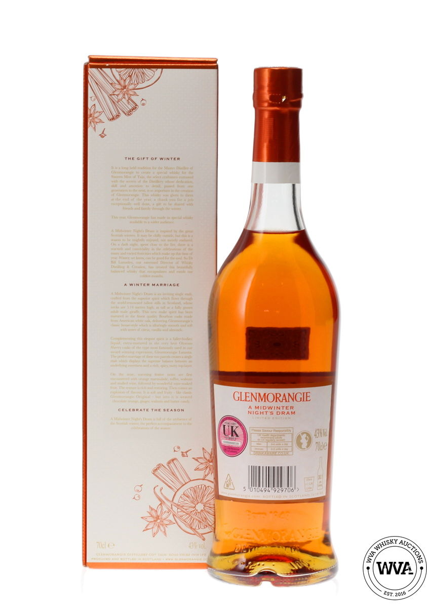 GLENMORANGIE A MIDWINTER NIGHTS DRAM