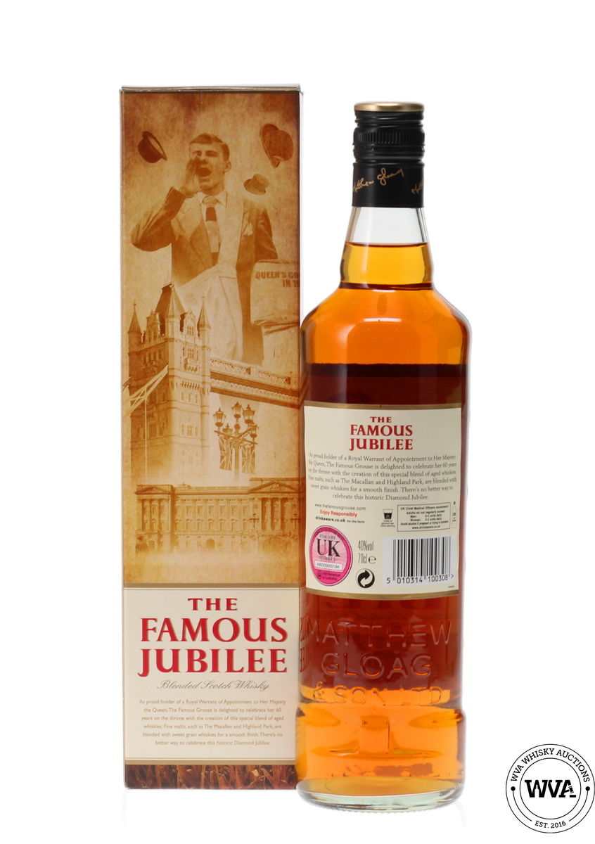 FAMOUS GROUSE "FAMOUS JUBILEE" BOTTLE