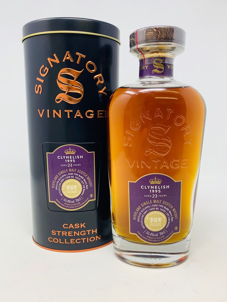 CLYNELISH 1995 23 YEAR OLD CASK STRENGTH SIGNATORY VINTAGE