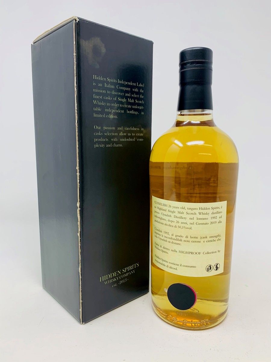 CLYNELISH 1992 26 YEAR OLD "HIDDEN SPIRITS"