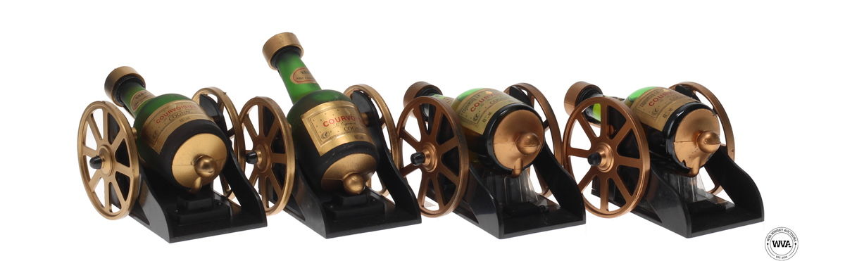 COURVOISIER COGNAC CANNON MINIATURES