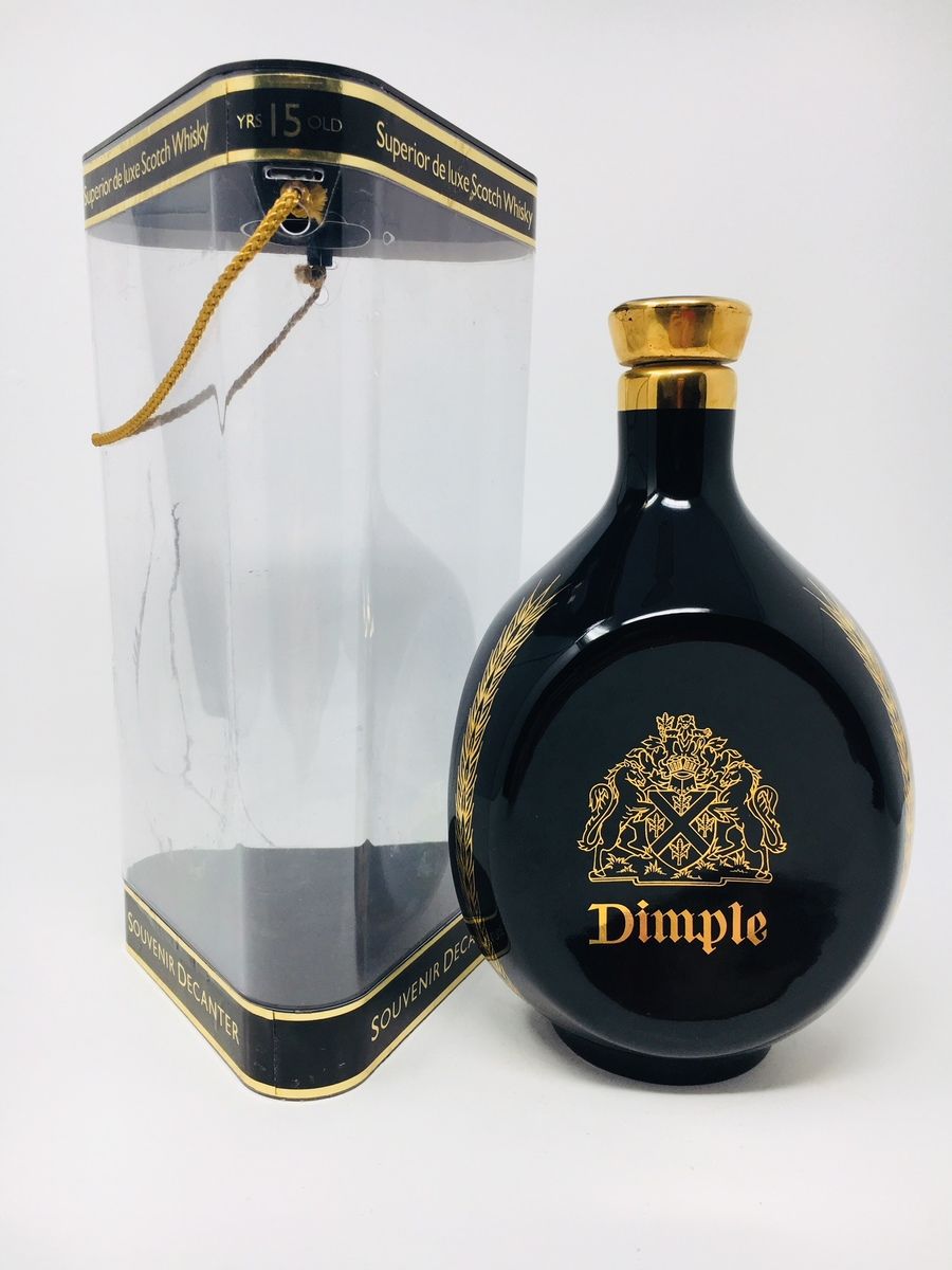 LOT 2395 - DIMPLE 15 YEAR OLD 1990 YEAR OF THE HORSE SOUVENIR DECANTER (NO RESERVE)