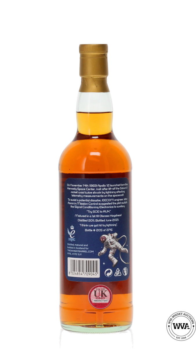 TOMATIN 10 YEAR OLD 2011 - APOLLO 12 "SCE TO AUX"