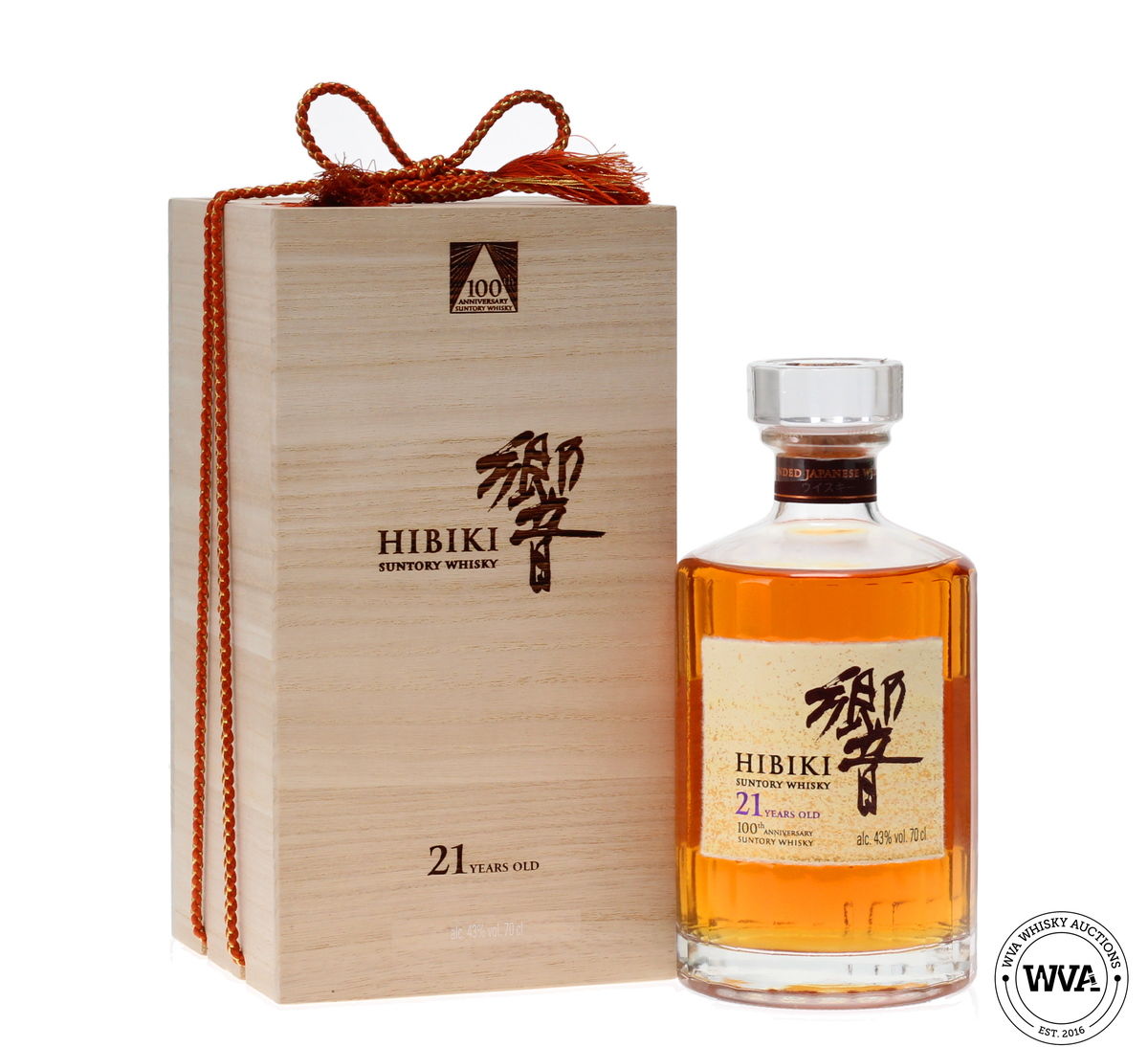 HIBIKI 21 YEAR OLD MIZUNARA - SUNTORY 100TH ANNIVERSARY LIMITED EDITION
