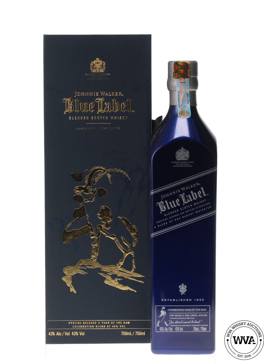 JOHNNIE WALKER BLUE LABEL - YEAR OF THE RAM