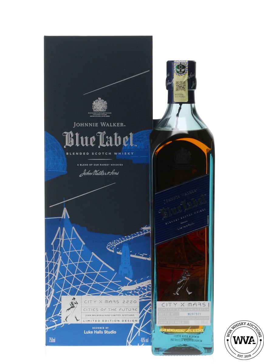 JOHNNIE WALKER BLUE LABEL - CITY X MARS 2220 CITIES OF THE FUTURE EDITION
