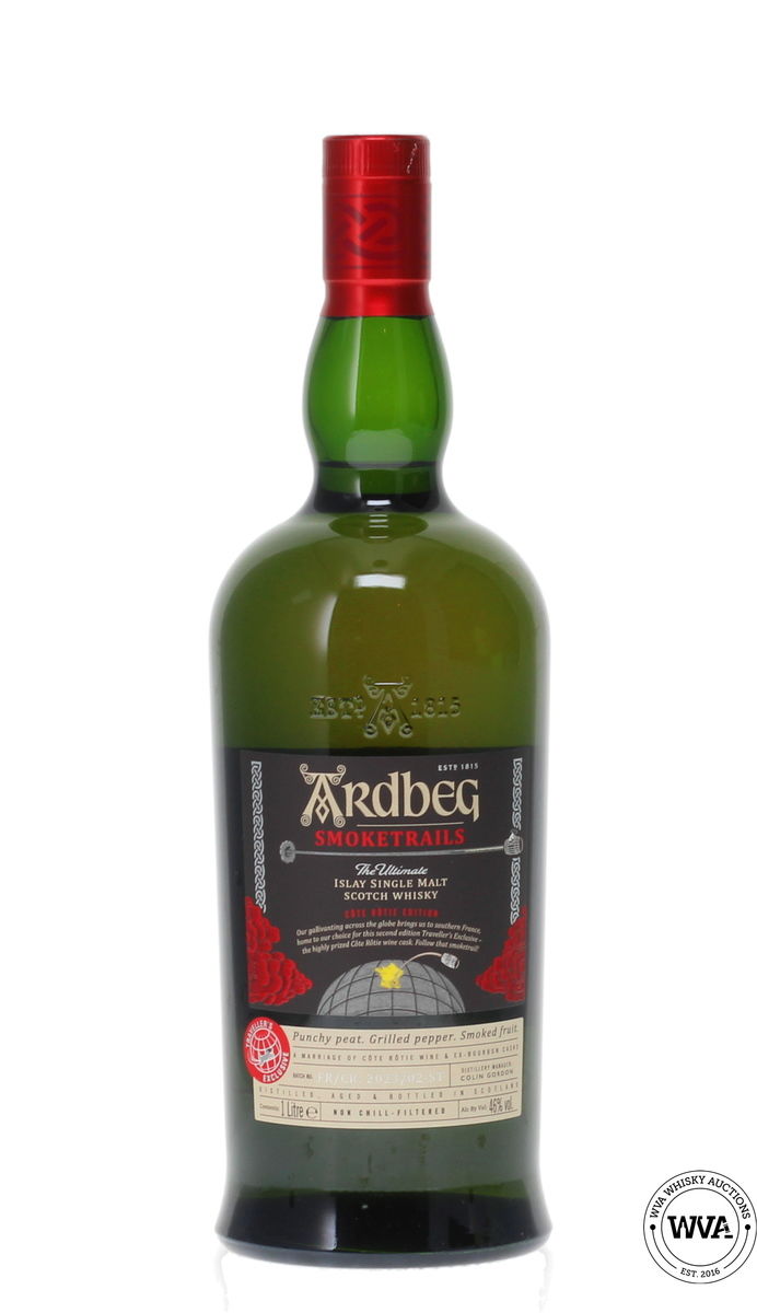 ARDBEG SMOKETRAILS (COTE ROTIE) TRAVELLER'S EXCLUSIVE (1 LITRE)