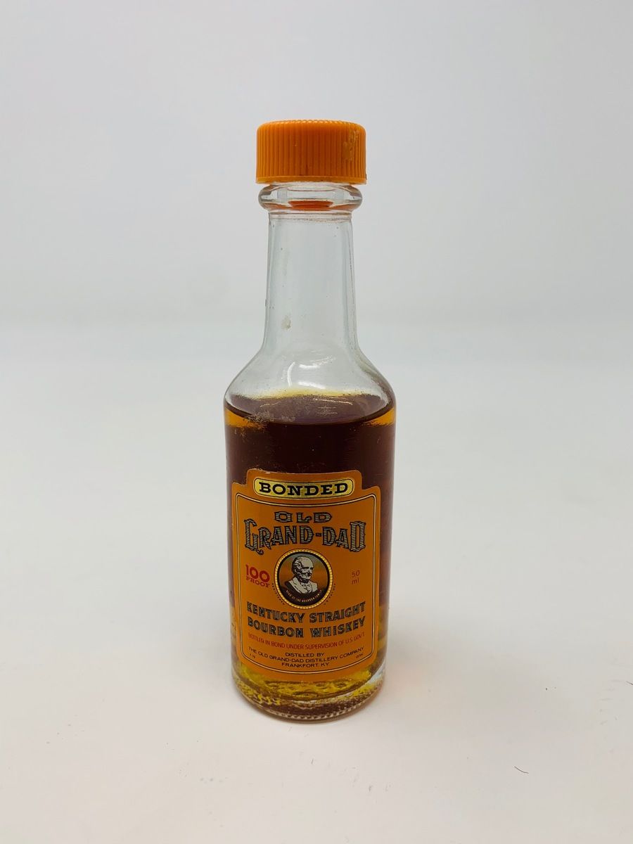OLD GRAND DAD 100 PROOF BOURBON MINIATURE