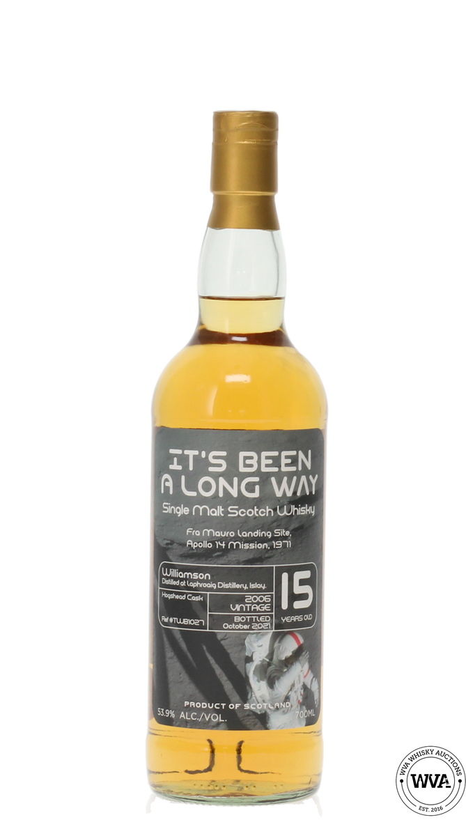 WILLIAMSON (LAPHROAIG) 15 YEAR OLD #1027 - IT'S BEEN A LONG WAY
