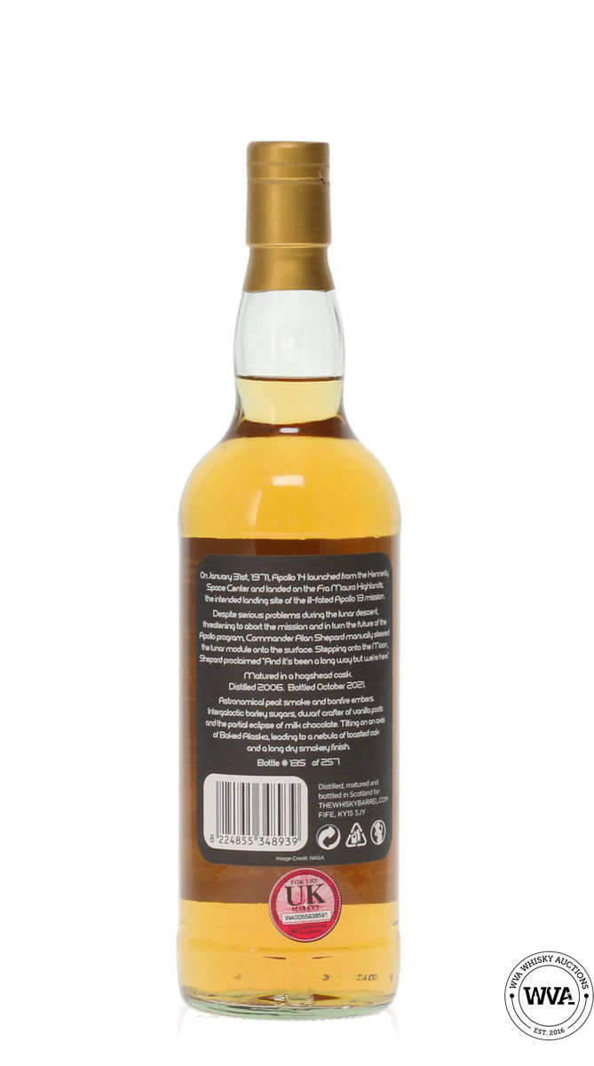 WILLIAMSON (LAPHROAIG) 15 YEAR OLD #1027 - IT'S BEEN A LONG WAY