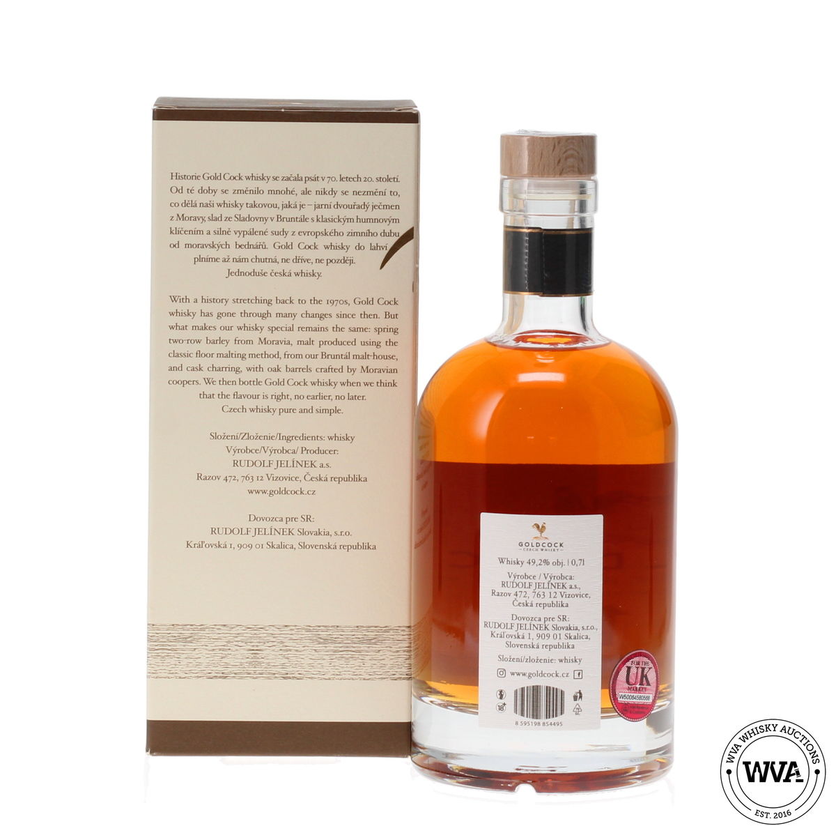 GOLDCOCK 10 YEAR OLD CZECH WHISKY