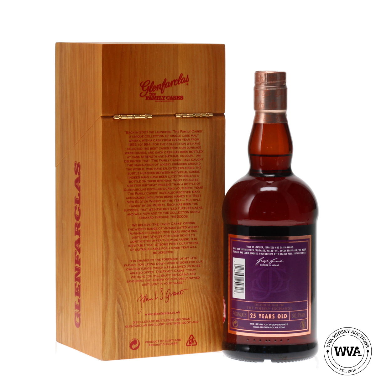 GLENFARCLAS 25 YEAR OLD LONDON EDITION TWE EXCLUSIVE