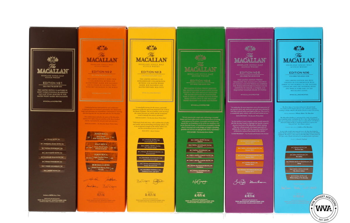 MACALLAN EDITIONS SET (1-6) 
