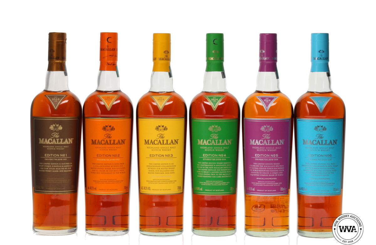 MACALLAN EDITIONS SET (1-6) 