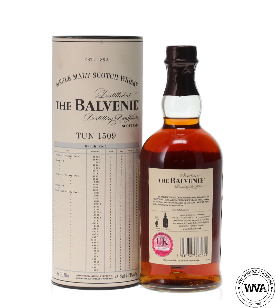 BALVENIE TUN 1509 BATCH 1