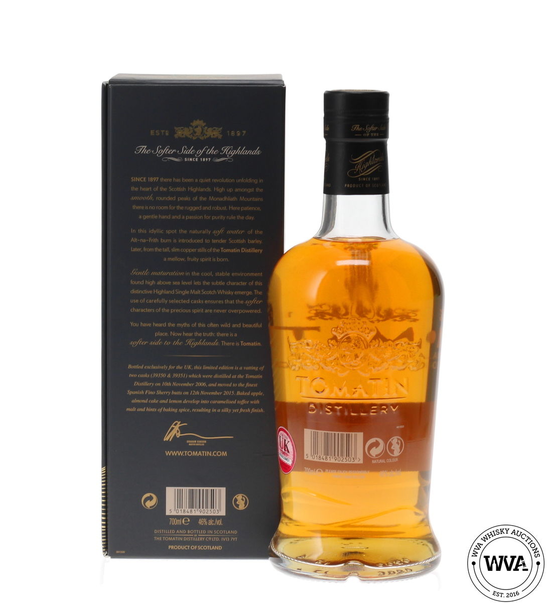 TOMATIN 13 YEAR OLD 2006 FINO CASK FINISH