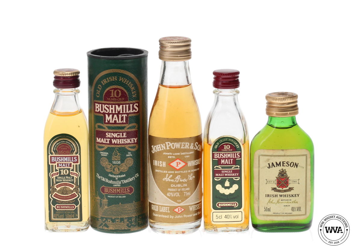 IRISH WHISKEY MINIATURES 