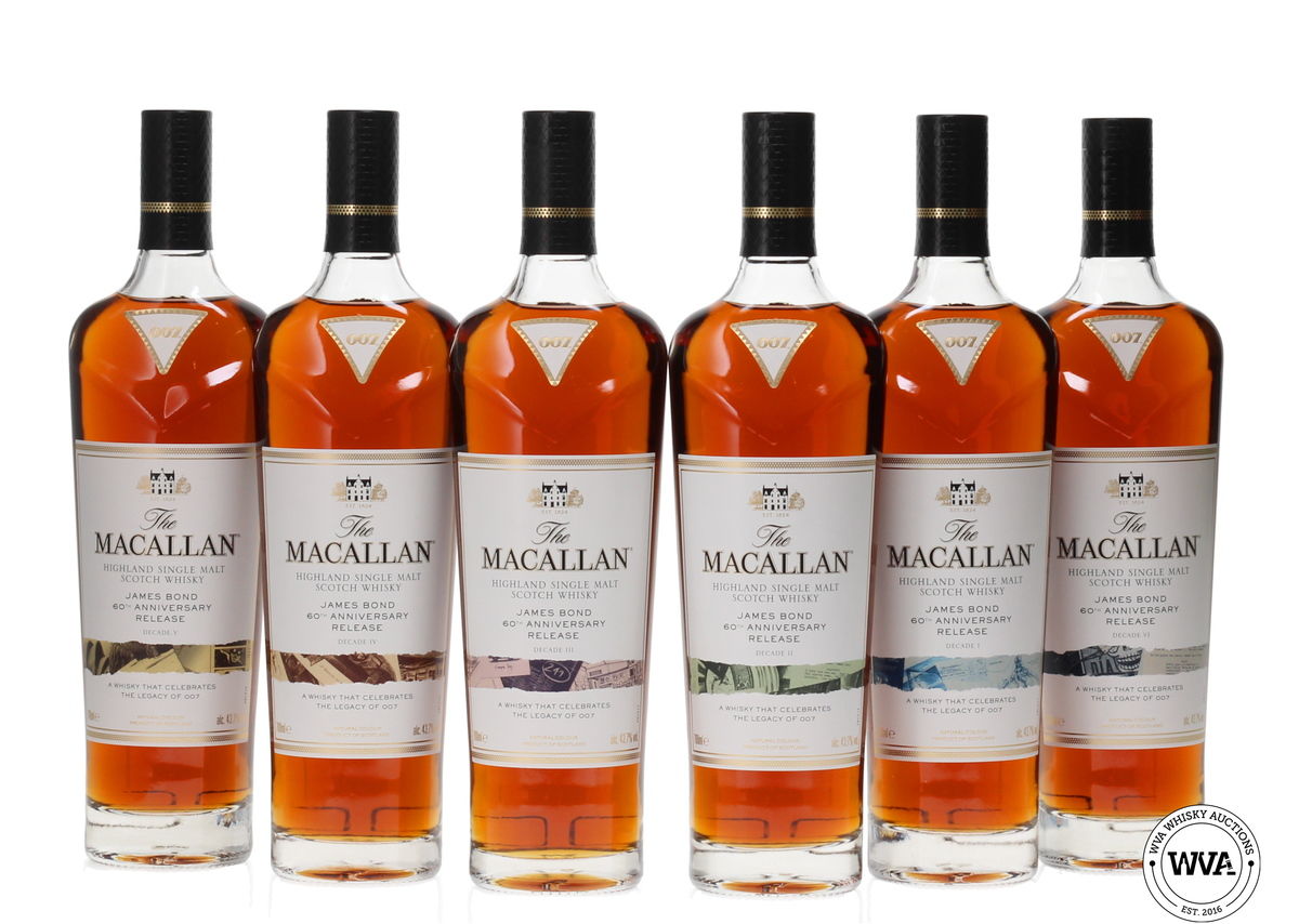 MACALLAN JAMES BOND 60TH ANNIVERSARY - DECADES I - VI