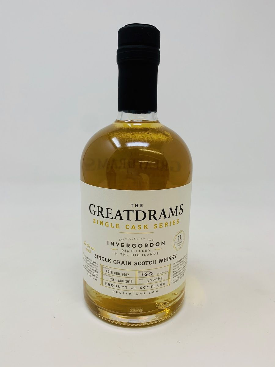 THE GREAT DRAMS RARE CASK SERIES INVERGORDON 11 YEAR OLD 