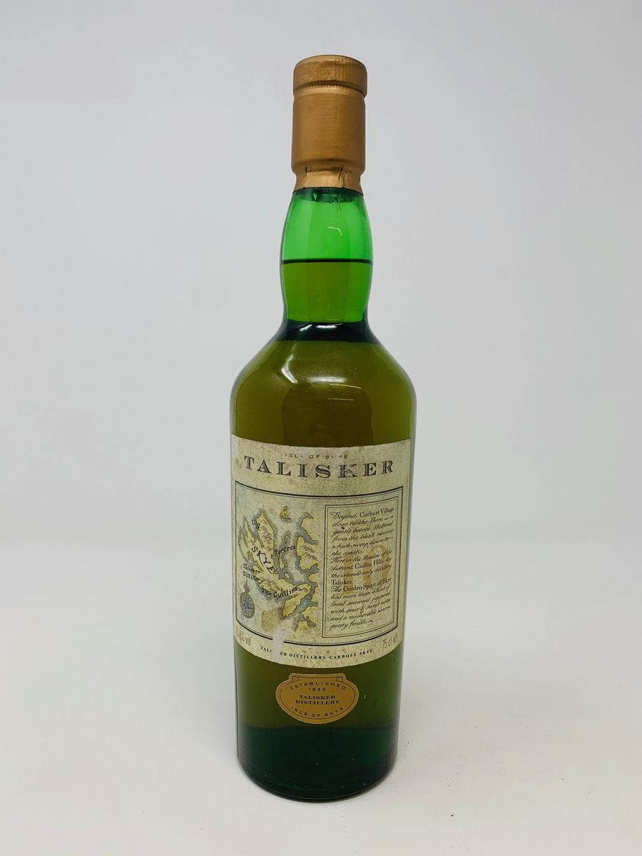 TALISKER 10 YEAR OLD MAP LABEL 1980's