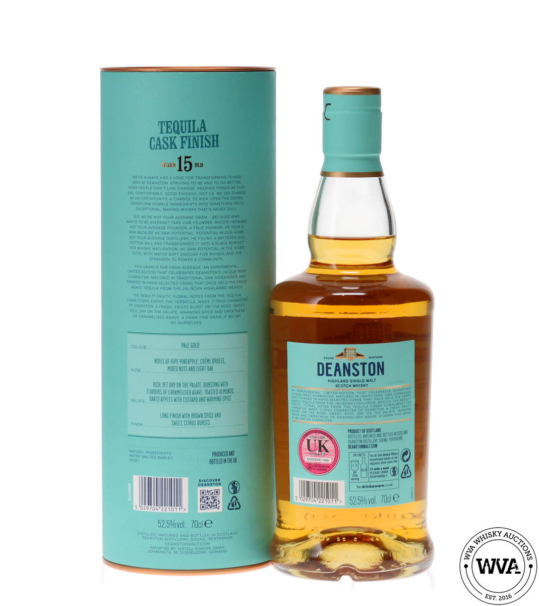 DEANSTON 15 YEAR OLD TEQUILA CASK FINISH