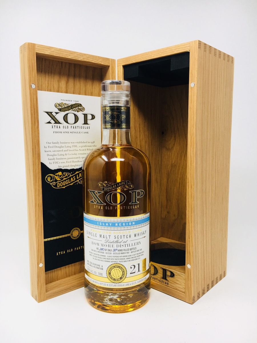 LOT 2387 - BOWMORE 21 YEAR OLD 1997 XOP (RESERVE PRICE £160.00)