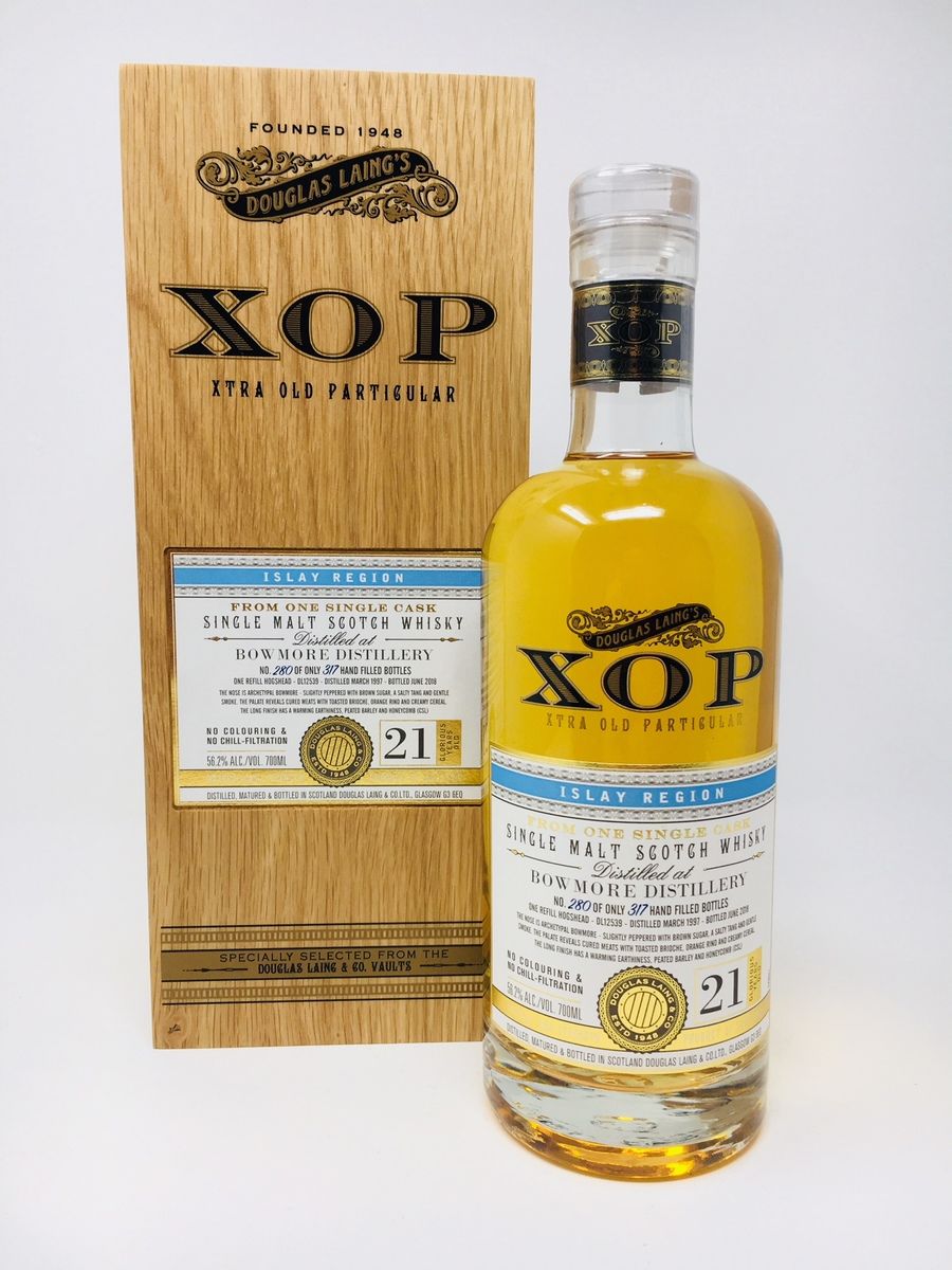 LOT 2387 - BOWMORE 21 YEAR OLD 1997 XOP (RESERVE PRICE £160.00)
