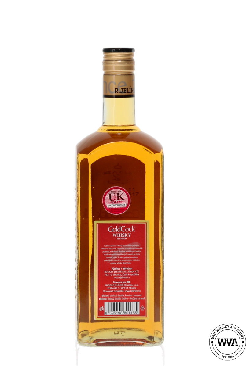 GOLDCOCK 3 YEAR OLD RED FEATHERS CZECH WHISKY