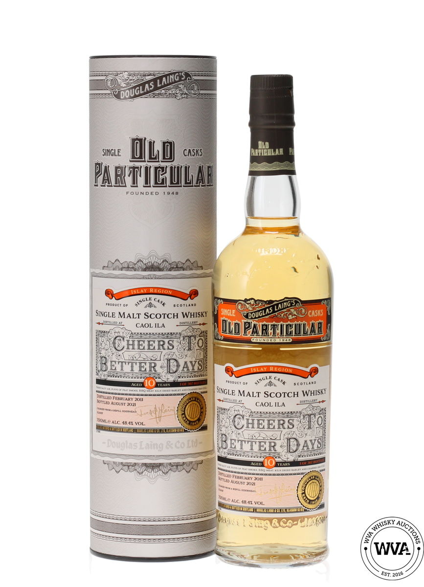 CAOL ILA 10 YEAR OLD 2011 - CHEERS TO BETTER DAYS - OLD PARTICULAR