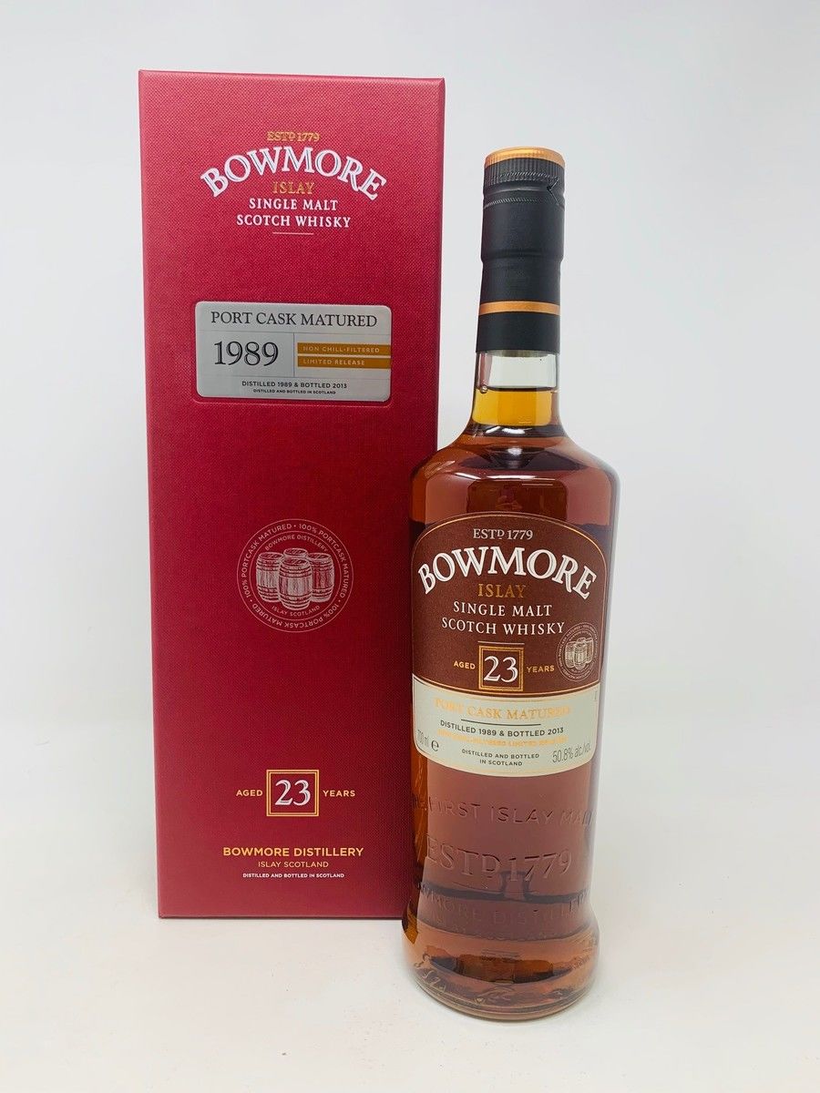 BOWMORE 1989 23 YEAR OLD PORT CASK MATURED