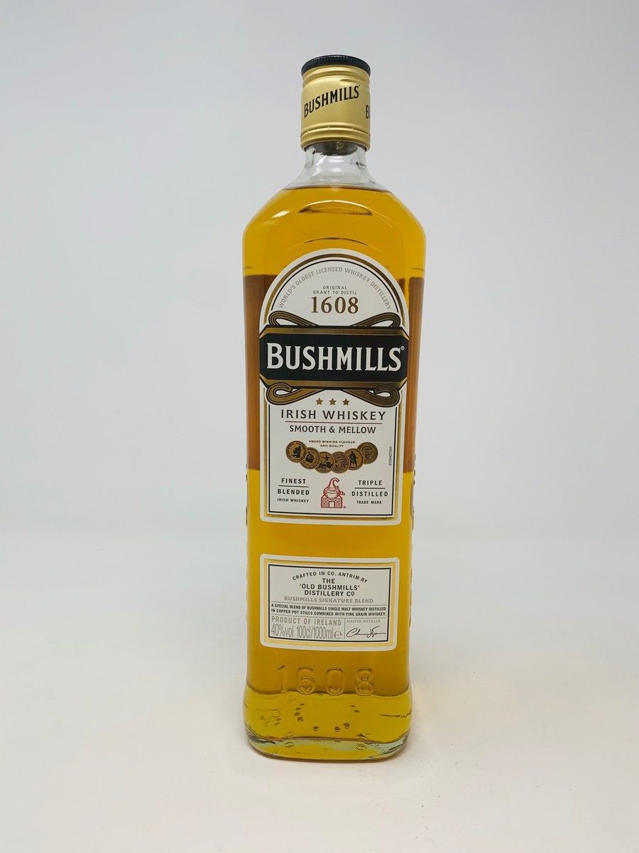 BUSHMILLS 1608 BLENDED IRISH WHISKEY 1 LITRE