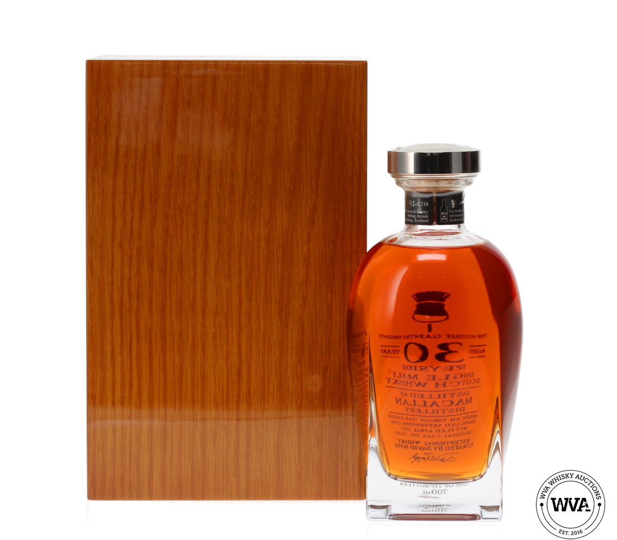 MACALLAN 30 YEAR OLD - SCOTTISH GANTRY VIRGIN AMERICAN OAK BARREL FINISH