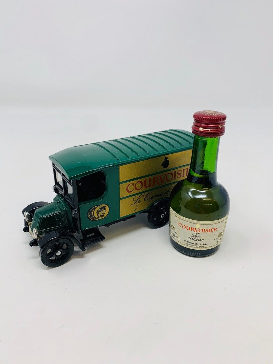 COURVOISIER COGNAC MINIATURE AND TRUCK
