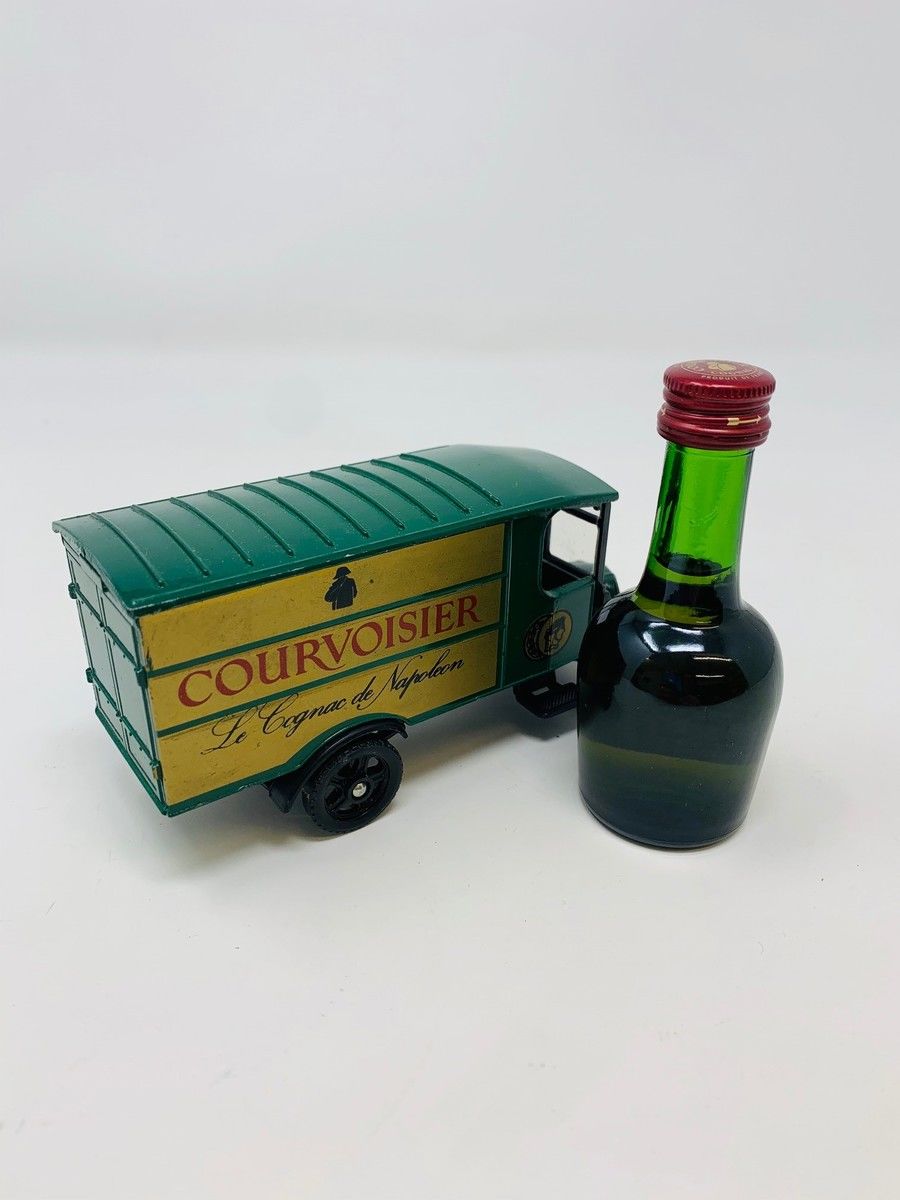 COURVOISIER COGNAC MINIATURE AND TRUCK