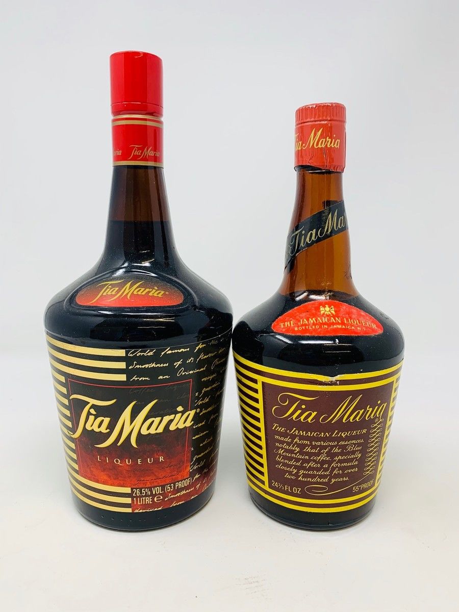 2 x BOTTLES OF TIA MARIA 1 LITRE & 70CL