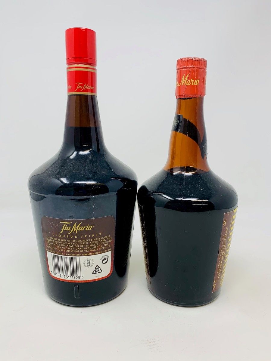 2 x BOTTLES OF TIA MARIA 1 LITRE & 70CL