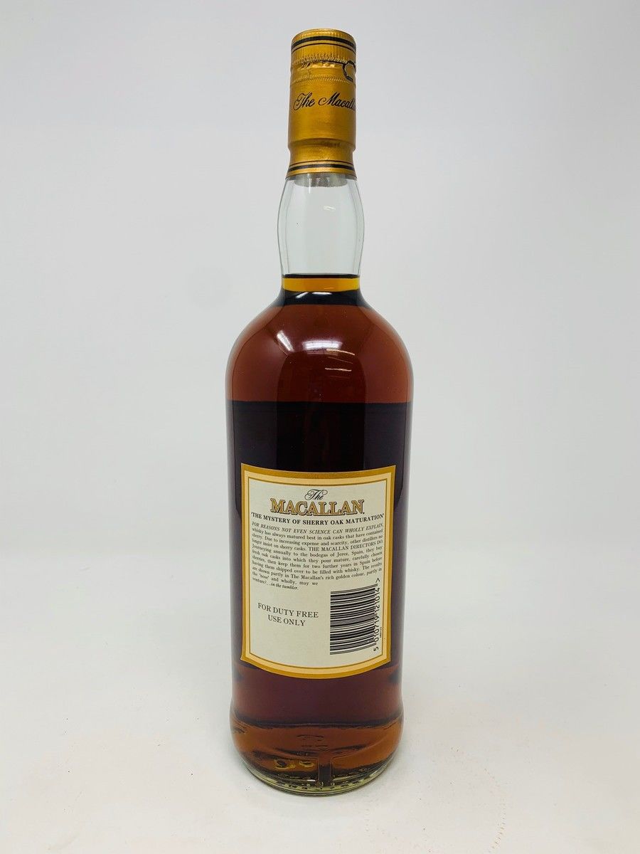 THE MACALLAN 12 YEAR OLD 1990'S 1 LITRE